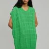 Another J CLOTHING Kami Knit Dress - Green