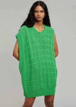 Another J CLOTHING Kami Knit Dress - Green
