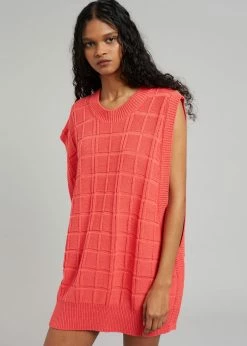 Another J Kami Knit Dress - Red CLOTHING