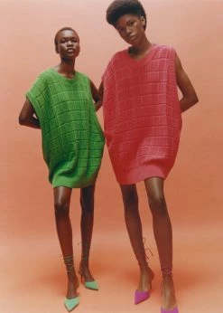 Another J Kami Knit Dress - Red CLOTHING