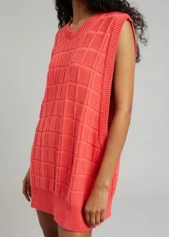 Another J Kami Knit Dress - Red CLOTHING