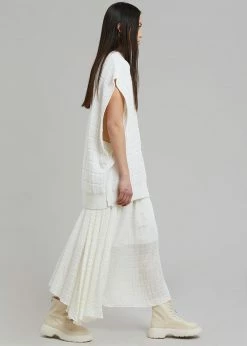 Another J CLOTHING Kami Knit Dress - White
