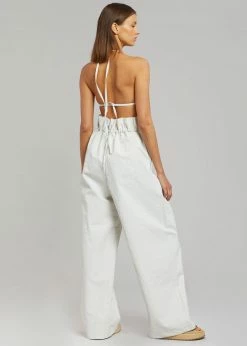 KASSL Editions KASSL Edition Coated Bikini Top - White CLOTHING