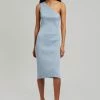 The Frankie Shop Kawa Knit Dress - Blue