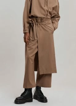 The Frankie Shop Men Keanu Wrap Pants - Hazelnut