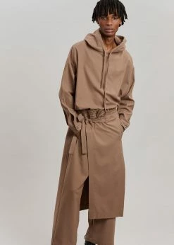 The Frankie Shop Men Keanu Wrap Pants - Hazelnut