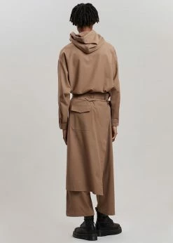 The Frankie Shop Men Keanu Wrap Pants - Hazelnut