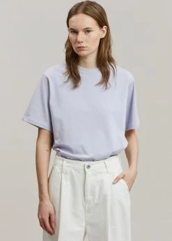 Cafe Noir Kelvin Tee - Lilac CLOTHING