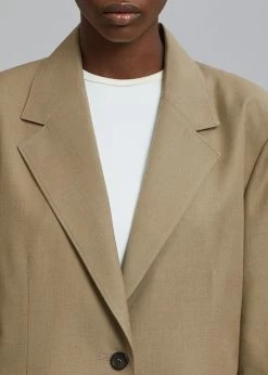 The Frankie Shop Kenya Blazer - Taupe