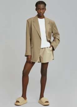 The Frankie Shop Kenya Blazer - Taupe