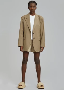 The Frankie Shop Kenya Blazer - Taupe