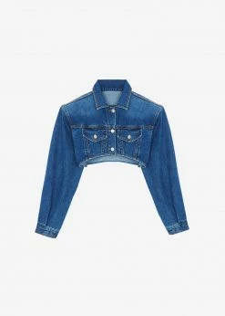 Buy π Another J Kett Cropped Denim Jacket - Dark Indigo βοΈ 15 Another J Kett Cropped Denim Jacket - Dark Indigo