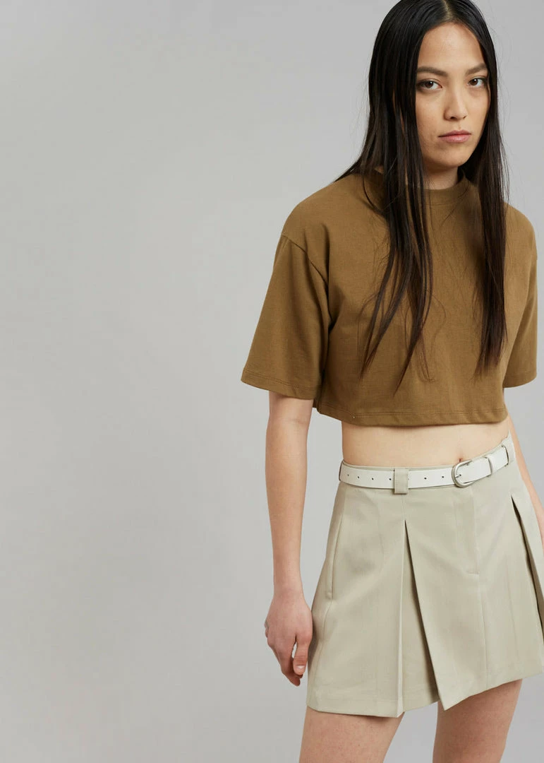 Best deal 🤩 3.another CLOTHING Kitou Mini 👗 Skirt - Beige ❤️ 5 3.another CLOTHING Kitou Mini Skirt - Beige