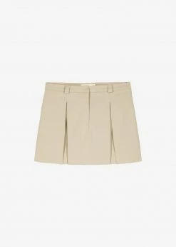 Best deal 🤩 3.another CLOTHING Kitou Mini 👗 Skirt - Beige ❤️ 19 3.another CLOTHING Kitou Mini Skirt - Beige