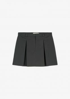 3.another Kitou Mini Skirt - Charcoal CLOTHING
