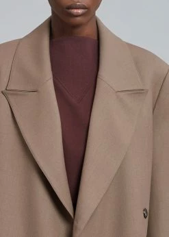 The Frankie Shop Kobus Blazer - Hazelnut
