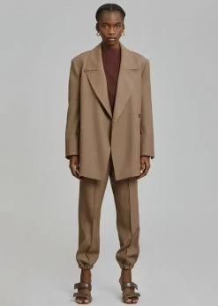 The Frankie Shop Kobus Blazer - Hazelnut