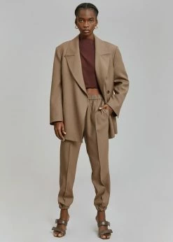 The Frankie Shop Kobus Blazer - Hazelnut