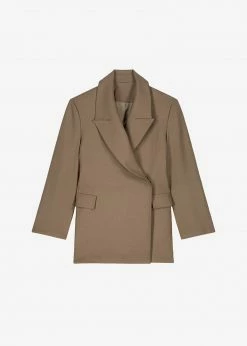 The Frankie Shop Kobus Blazer - Hazelnut