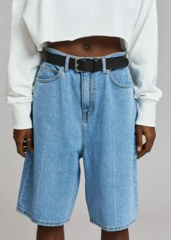 Lake Side Kyra Denim Short - Worn Wash CLOTHING