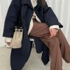 Breathe Laithe Trench Coat - Navy