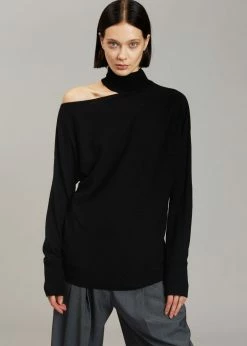 Cheap β€οΈ Auver_Fit Lana Cut-Out Turtleneck - Black CLOTHING π 17 Auver_Fit Lana Cut-Out Turtleneck - Black CLOTHING