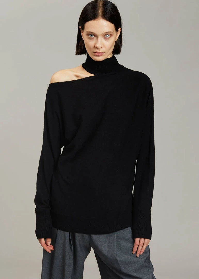 Cheap β€οΈ Auver_Fit Lana Cut-Out Turtleneck - Black CLOTHING π 8 Auver_Fit Lana Cut-Out Turtleneck - Black CLOTHING