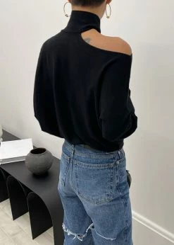 Cheap β€οΈ Auver_Fit Lana Cut-Out Turtleneck - Black CLOTHING π 16 Auver_Fit Lana Cut-Out Turtleneck - Black CLOTHING