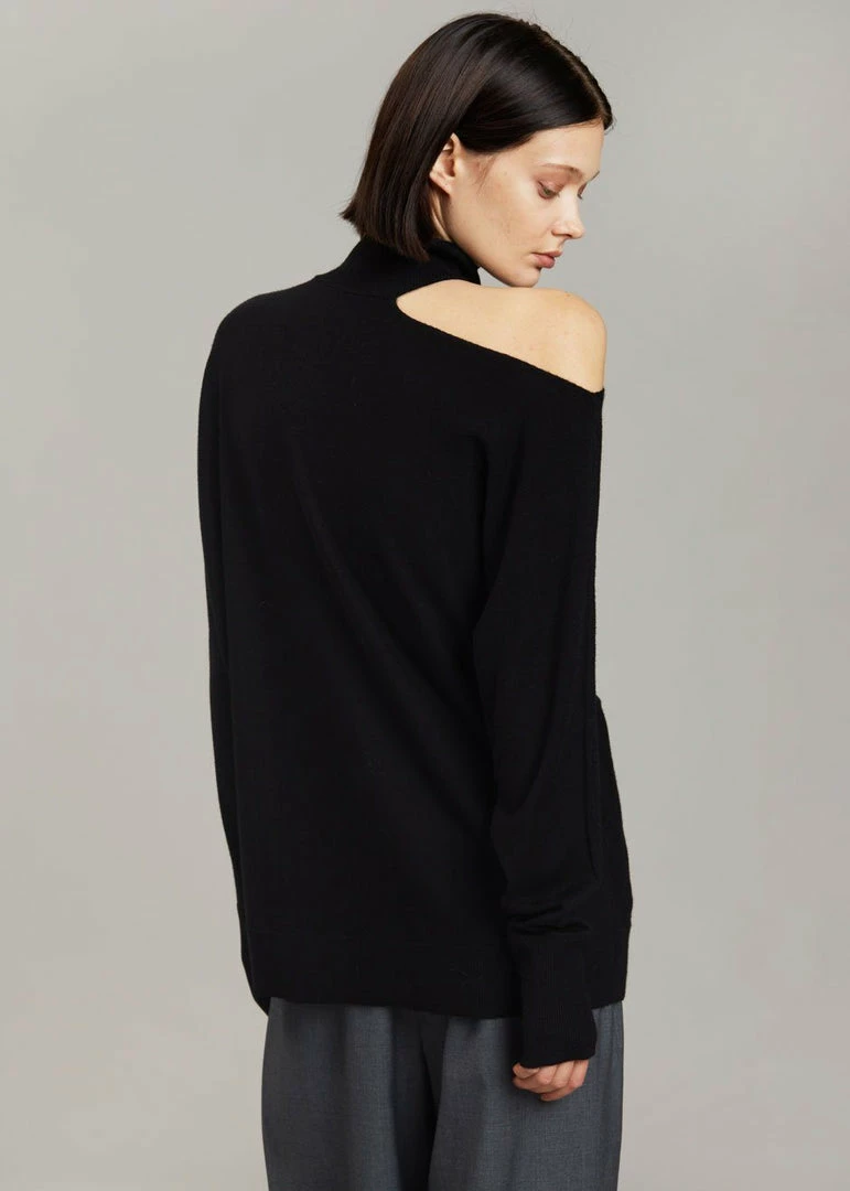 Cheap β€οΈ Auver_Fit Lana Cut-Out Turtleneck - Black CLOTHING π 9 Auver_Fit Lana Cut-Out Turtleneck - Black CLOTHING