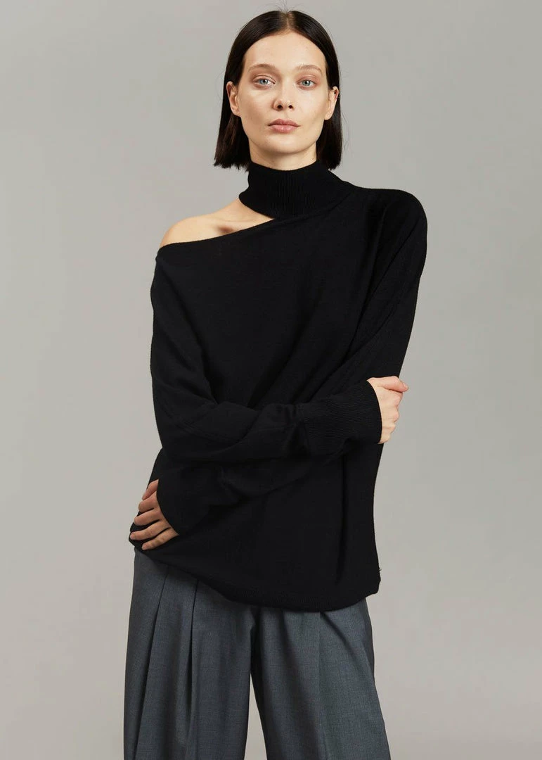 Cheap β€οΈ Auver_Fit Lana Cut-Out Turtleneck - Black CLOTHING π 1 Auver_Fit Lana Cut-Out Turtleneck - Black CLOTHING