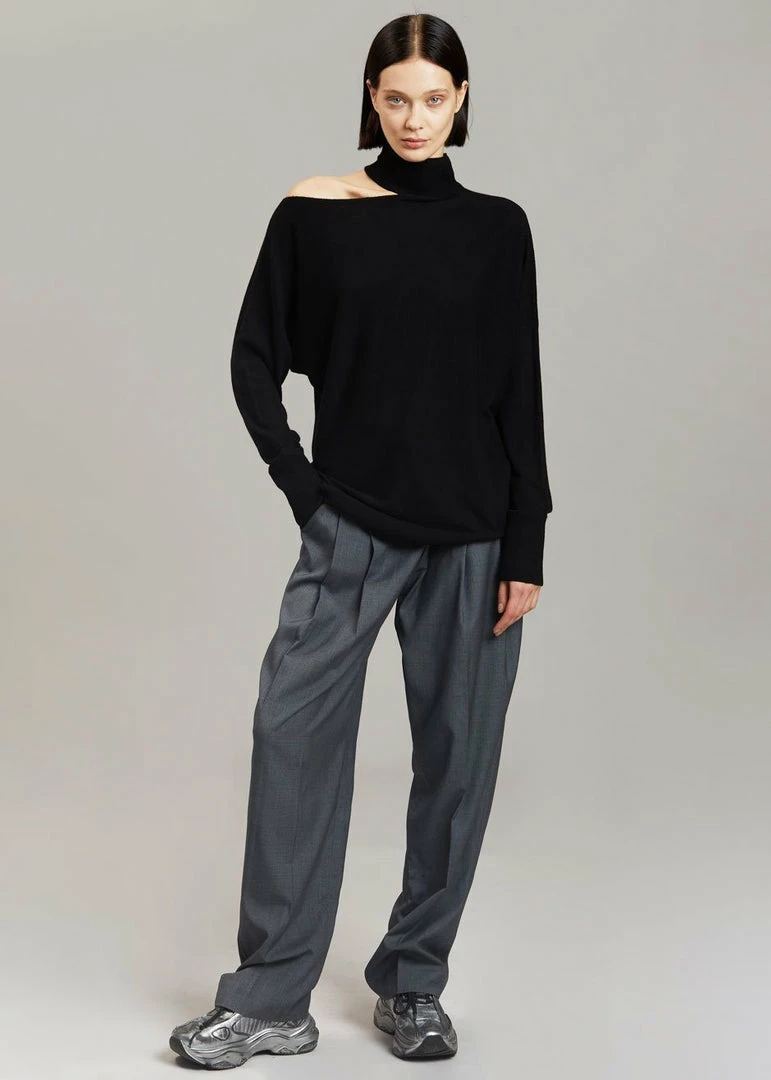 Cheap β€οΈ Auver_Fit Lana Cut-Out Turtleneck - Black CLOTHING π 5 Auver_Fit Lana Cut-Out Turtleneck - Black CLOTHING