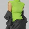 Paper Moon Lanna Turtleneck Knit Top - Lime