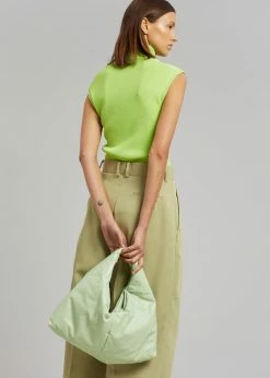 Paper Moon Lanna Turtleneck Knit Top - Lime