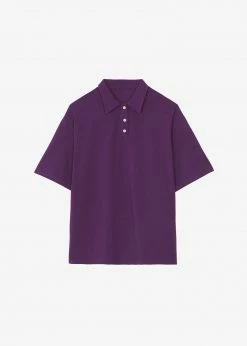 Cafe Noir CLOTHING Laso Polo - Violet