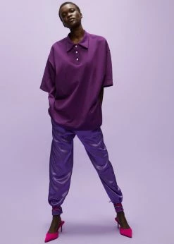 Cafe Noir CLOTHING Laso Polo - Violet