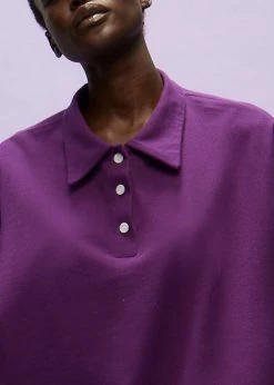 Cafe Noir CLOTHING Laso Polo - Violet