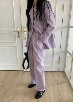 The Frankie Shop Laura Blazer - Lilac