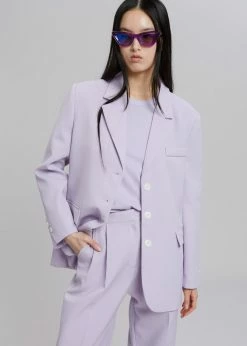 The Frankie Shop Laura Blazer - Lilac