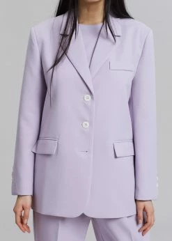 The Frankie Shop Laura Blazer - Lilac