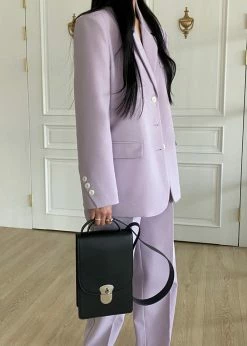 The Frankie Shop Laura Blazer - Lilac
