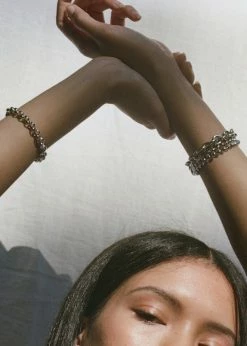 Laura Lombardi Cable Chain Bracelet - Silver ACCESSORIES