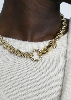 ACCESSORIES Laura Lombardi Cable Chain Necklace - Gold