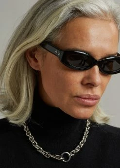 Laura Lombardi Cable Chain Necklace - Silver ACCESSORIES