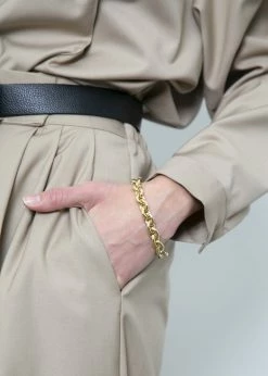 Laura Lombardi Cable Bracelet - Gold ACCESSORIES