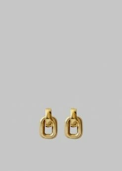 Laura Lombardi Greca Earrings - Gold ACCESSORIES