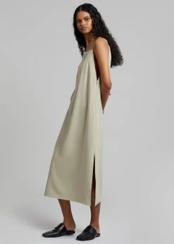 The Frankie Shop Lei Slip Dress - Beige