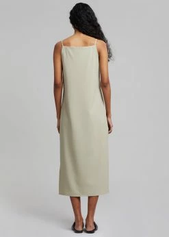The Frankie Shop Lei Slip Dress - Beige