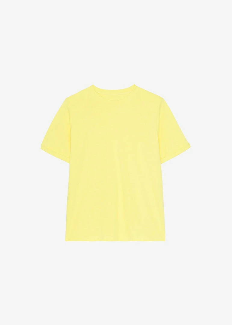 Best deal 𧨠The Frankie Shop CLOTHING Lena Padded Shoulder Tee - Blazing Yellow βοΈ 5 The Frankie Shop CLOTHING Lena Padded Shoulder Tee - Blazing Yellow