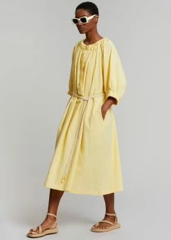 Promo ๐ Beside You CLOTHING Leone Off Shoulder ๐ Dress - Pale Yellow ๐ 12 Beside You CLOTHING Leone Off Shoulder Dress - Pale Yellow