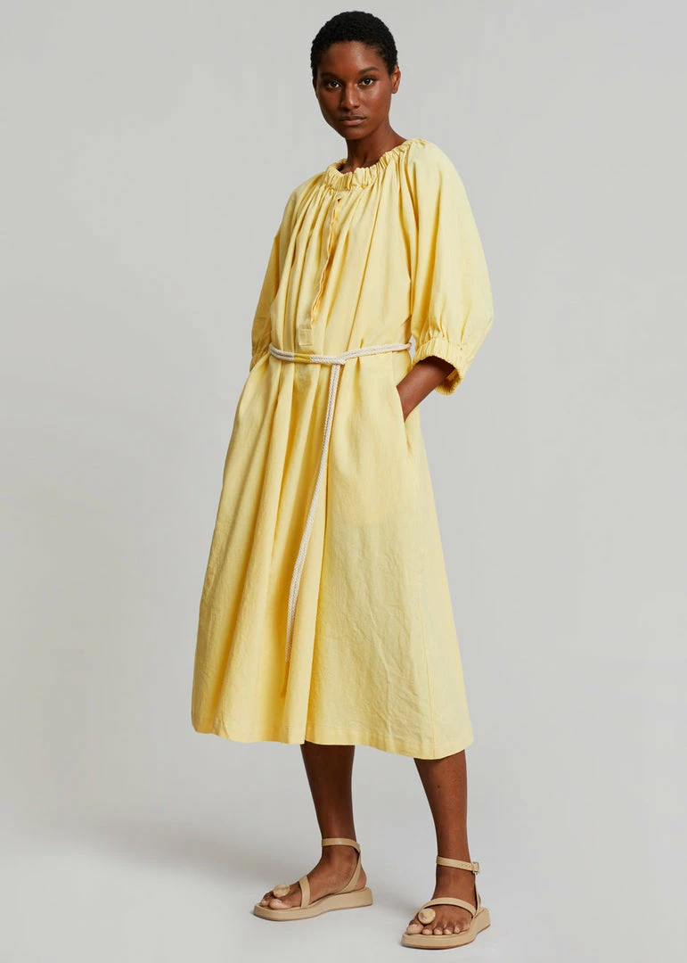 Promo ๐ Beside You CLOTHING Leone Off Shoulder ๐ Dress - Pale Yellow ๐ 6 Beside You CLOTHING Leone Off Shoulder Dress - Pale Yellow